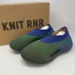 Adidas Yeezy Knit RNR Runner Faded Azure Blue Green Sneakers FZ5907 Men 10.5 NIB